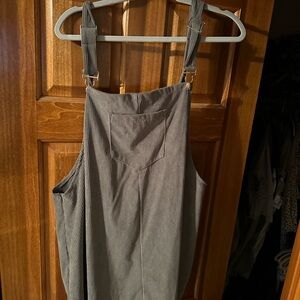 Slightly used grey overall dress